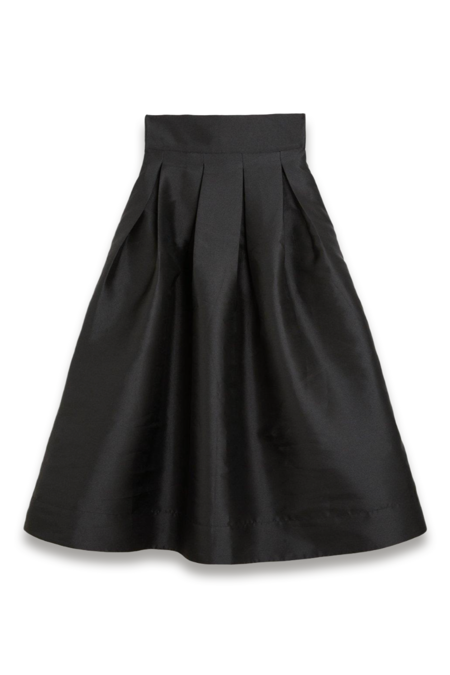 Twill Woven Prom Maxi Skirt