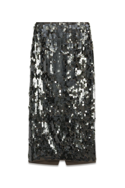 Midi Skirt With Sequins