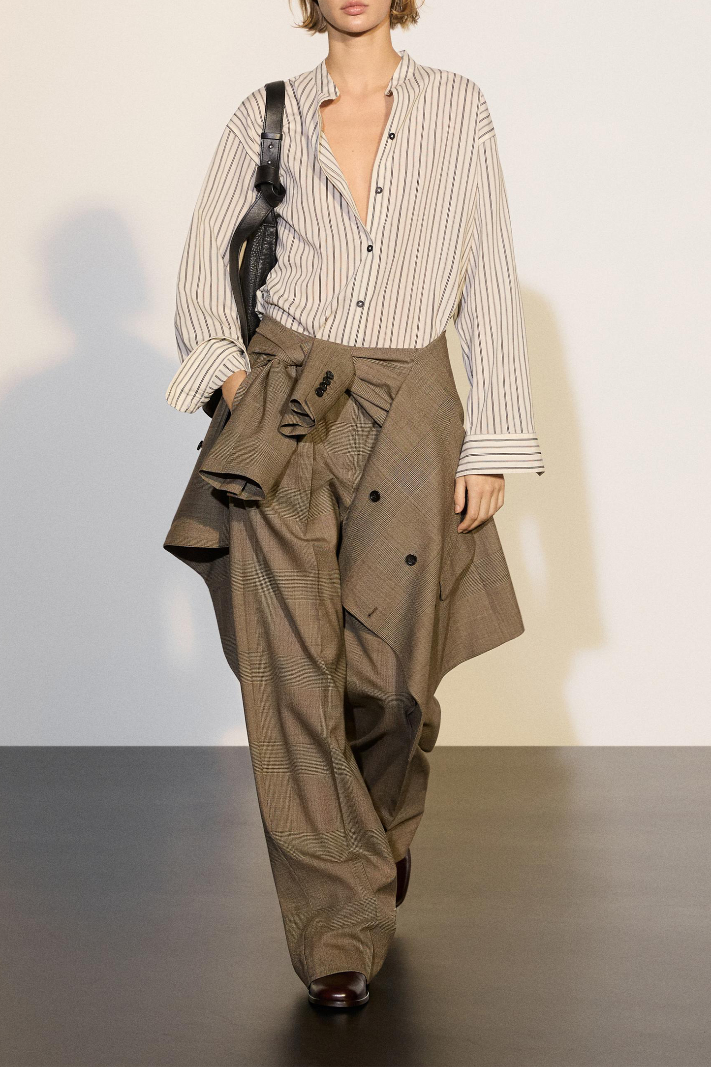 Check Wool Suit Blazer and Trousers