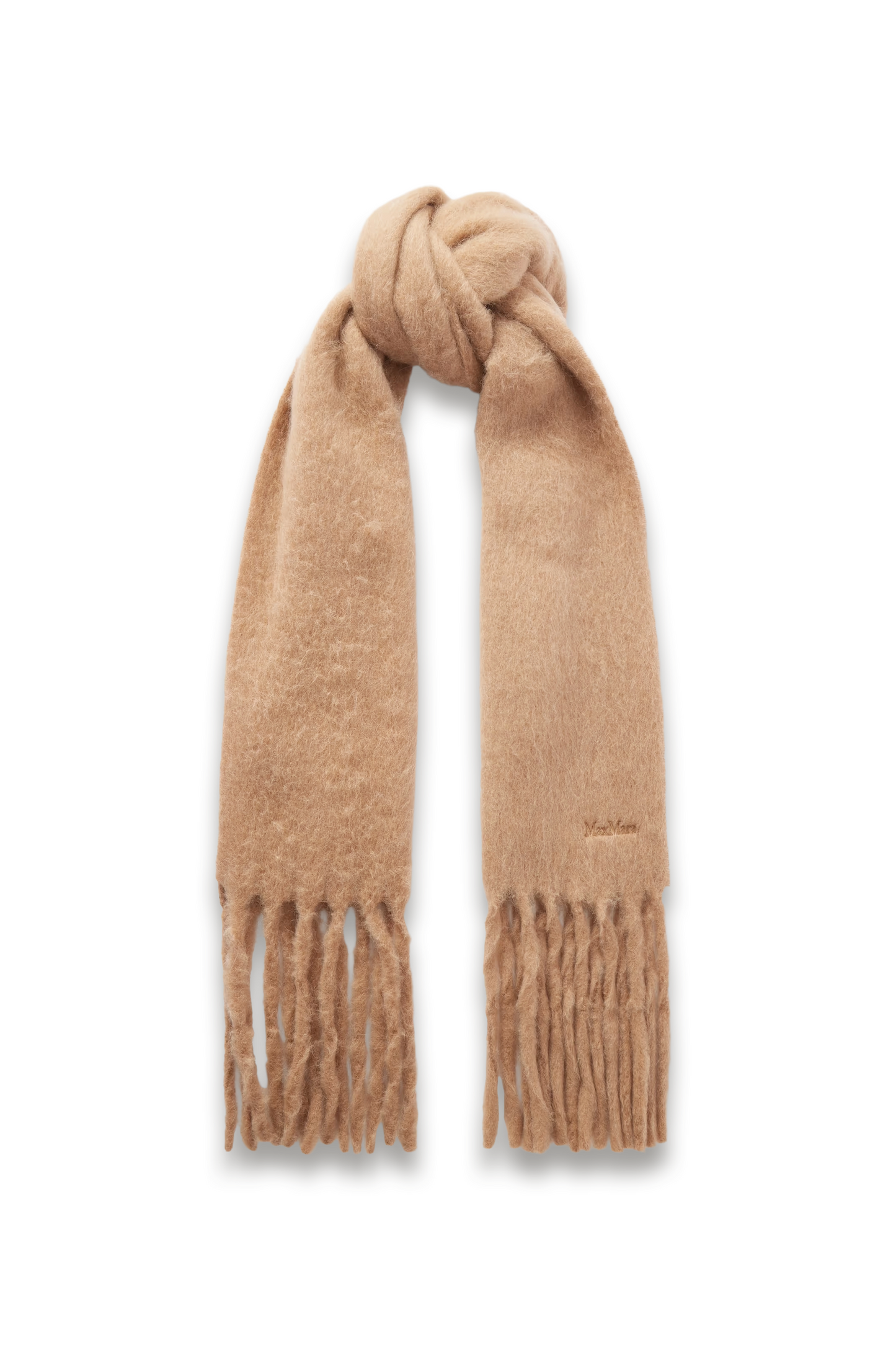 Fringed Alpaca-blend Scarf