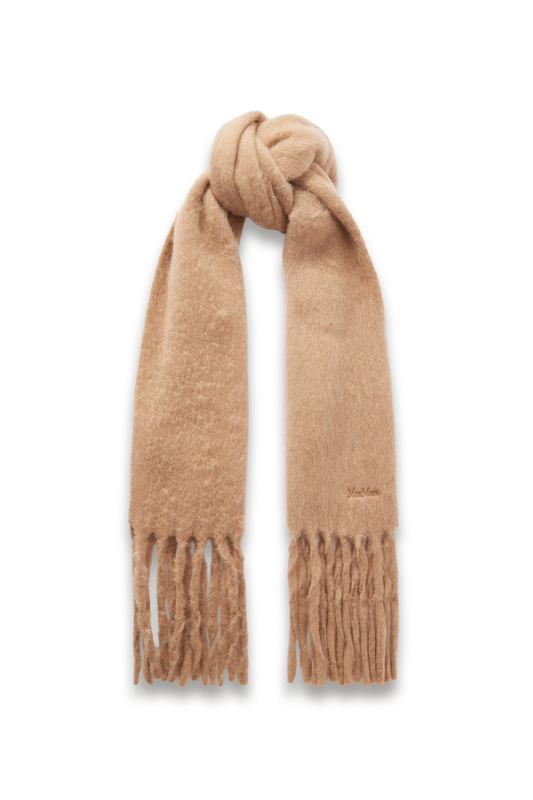 Fringed Alpaca-blend Scarf