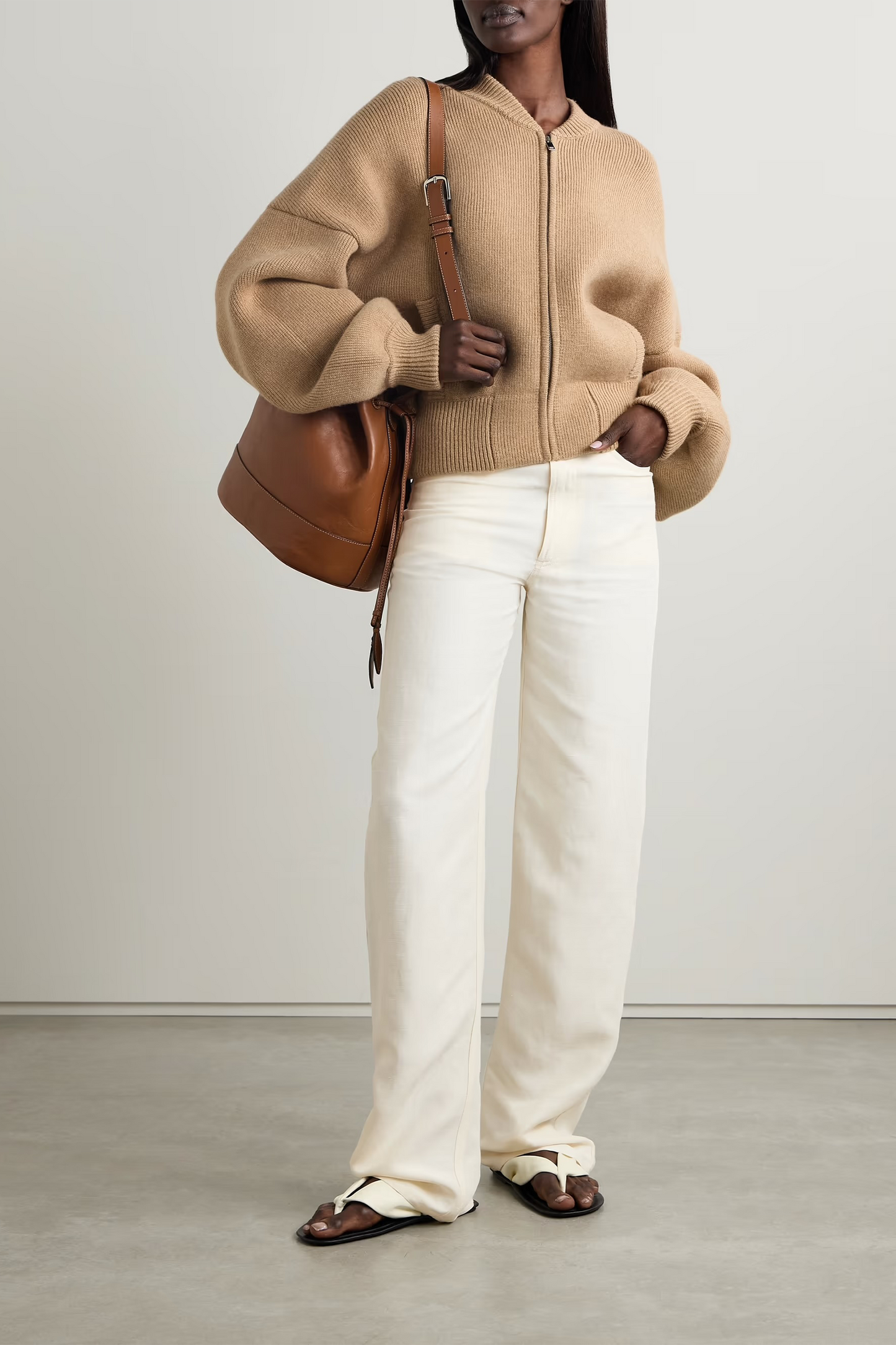 Peran Woven Straight-leg Pants
