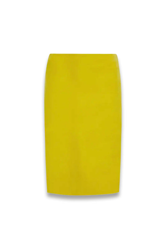 Nubuck Pencil Skirt