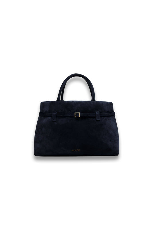 Le Cambon 35 Bag in Dark Navy Suede