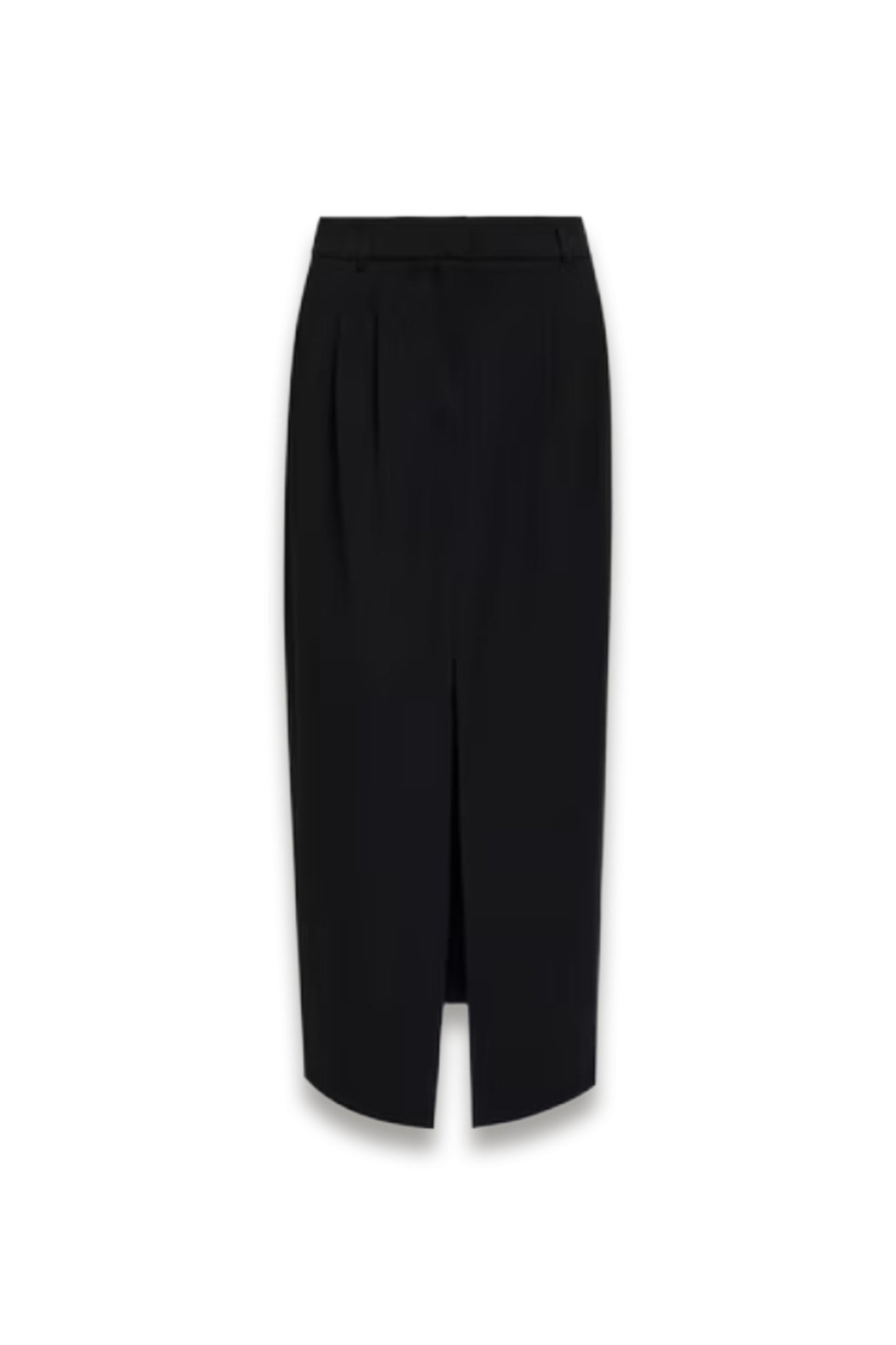Harry Tailored Front Slit Midi Skirt