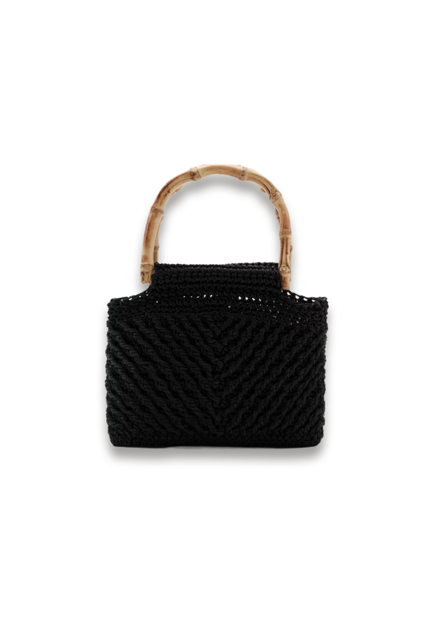 Bamboo Handle Handbag