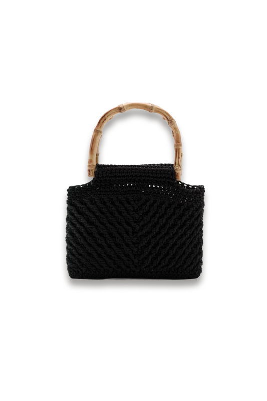 Bamboo Handle Handbag