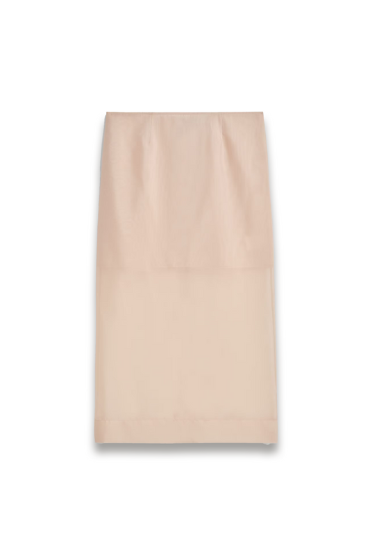 Sheer Column Skirt