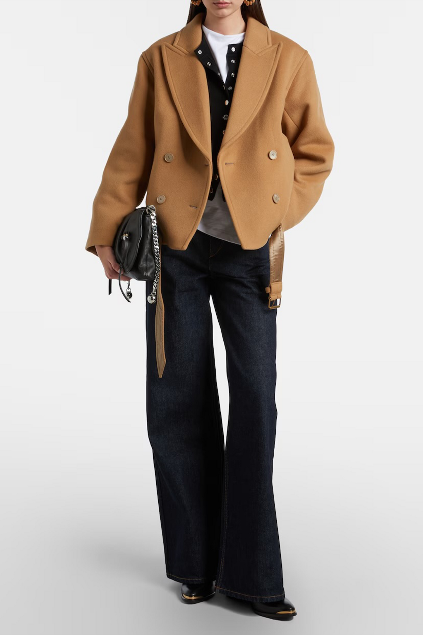 Lemony Wide-leg Jeans in Deep Blue