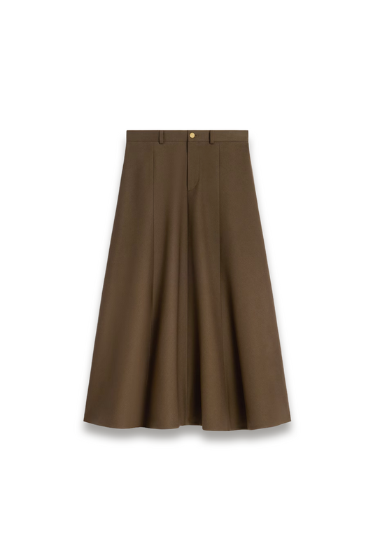Skirt in Cotton Gabardine