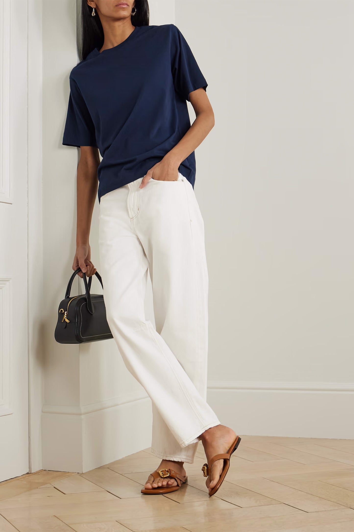 Miro Relaxed High-Rise Barrel-Leg Jeans