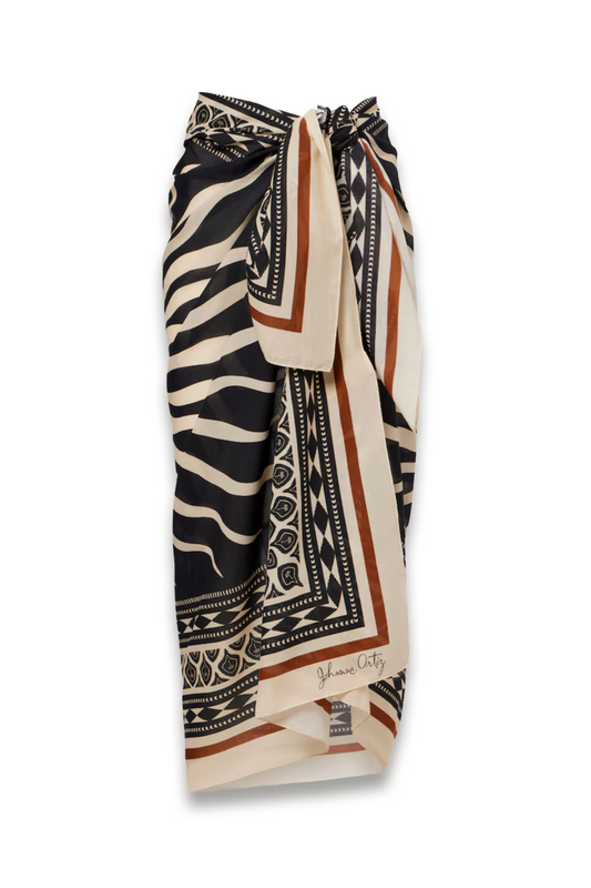 Printed Cotton Beach Cover-up