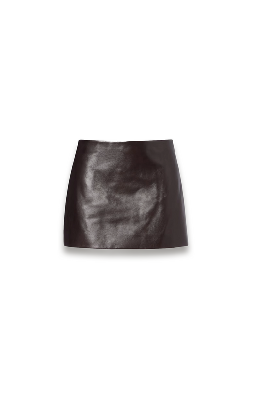 Jett Leather Miniskirt
