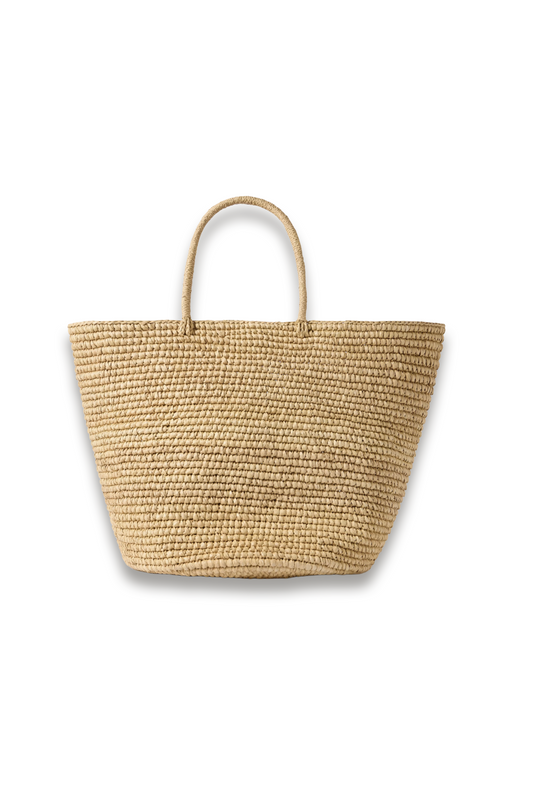 Large straw tote