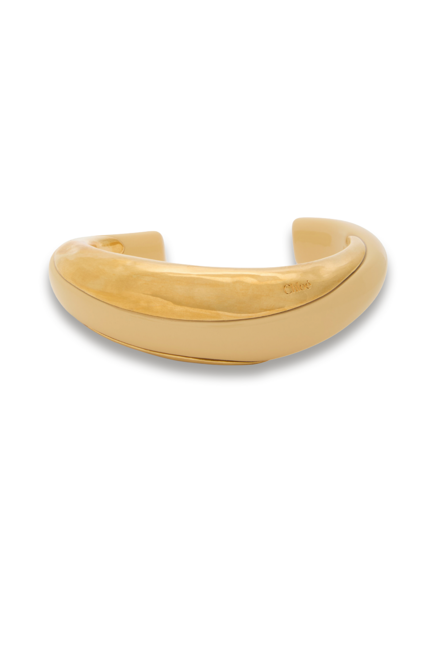 Glaze Resin and Brass Bracelet