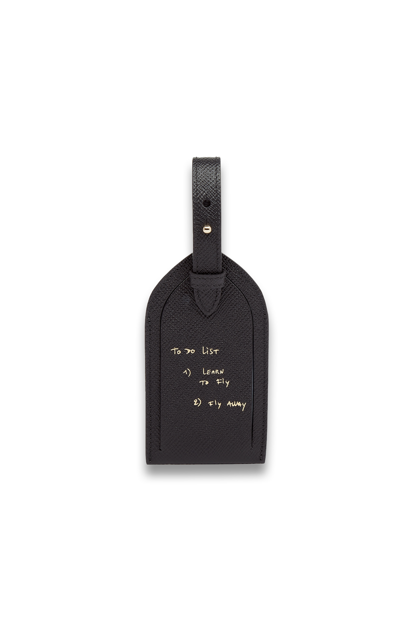 Smythson x Thomas Lélu Luggage Tag in Panama