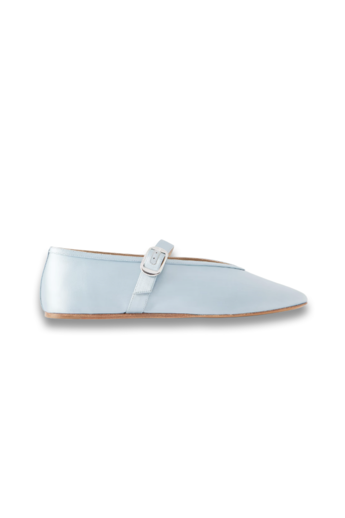 Stella Satin Mary Jane Ballet Flats
