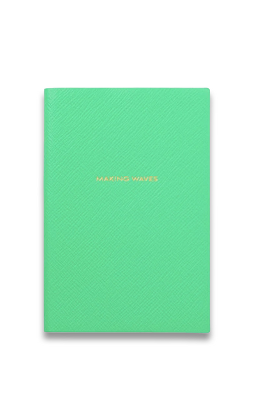 Smythson x Hunza G 'Making Waves' Chelsea Notebook In Panama
