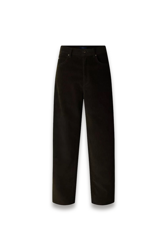 Gunther Relaxed-fit Mid-rise Cotton-corduroy Trousers