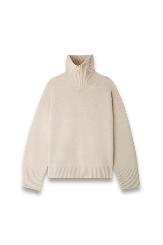 William High-neck Merino-wool Jumper