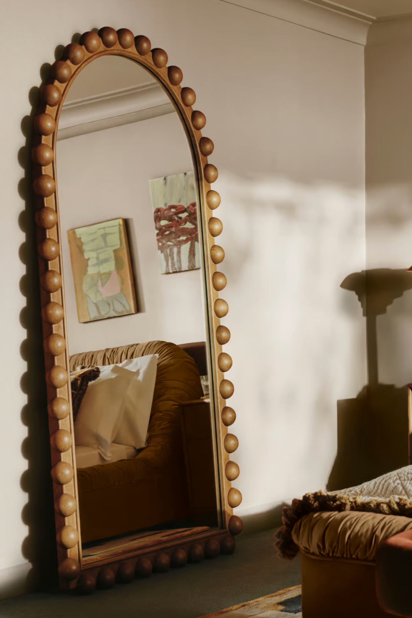 Emilia Mirror, Floor, Mid Tone
