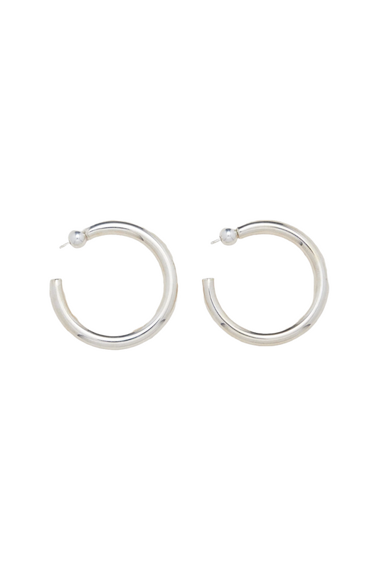Everyday Sterling-silver Hoop Earrings