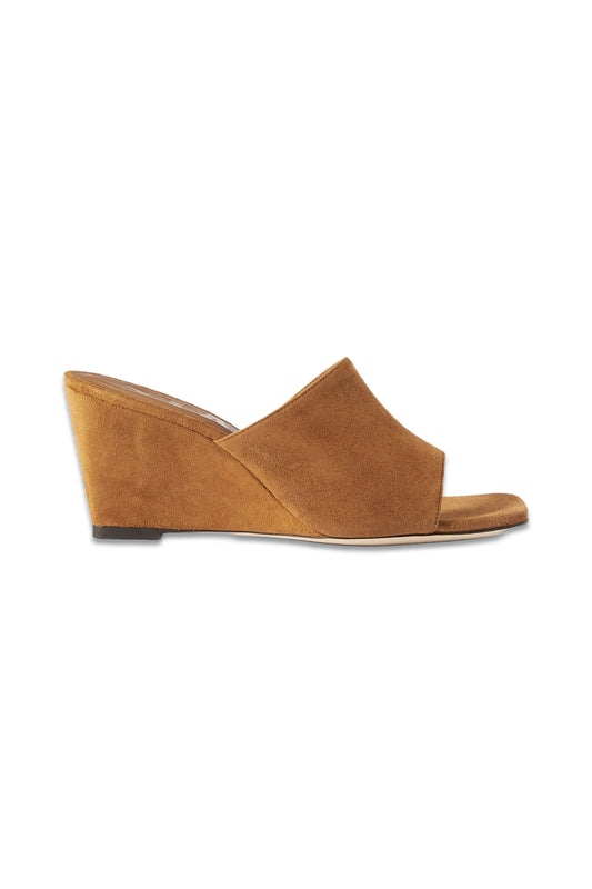 Blair Suede Wedge Mules