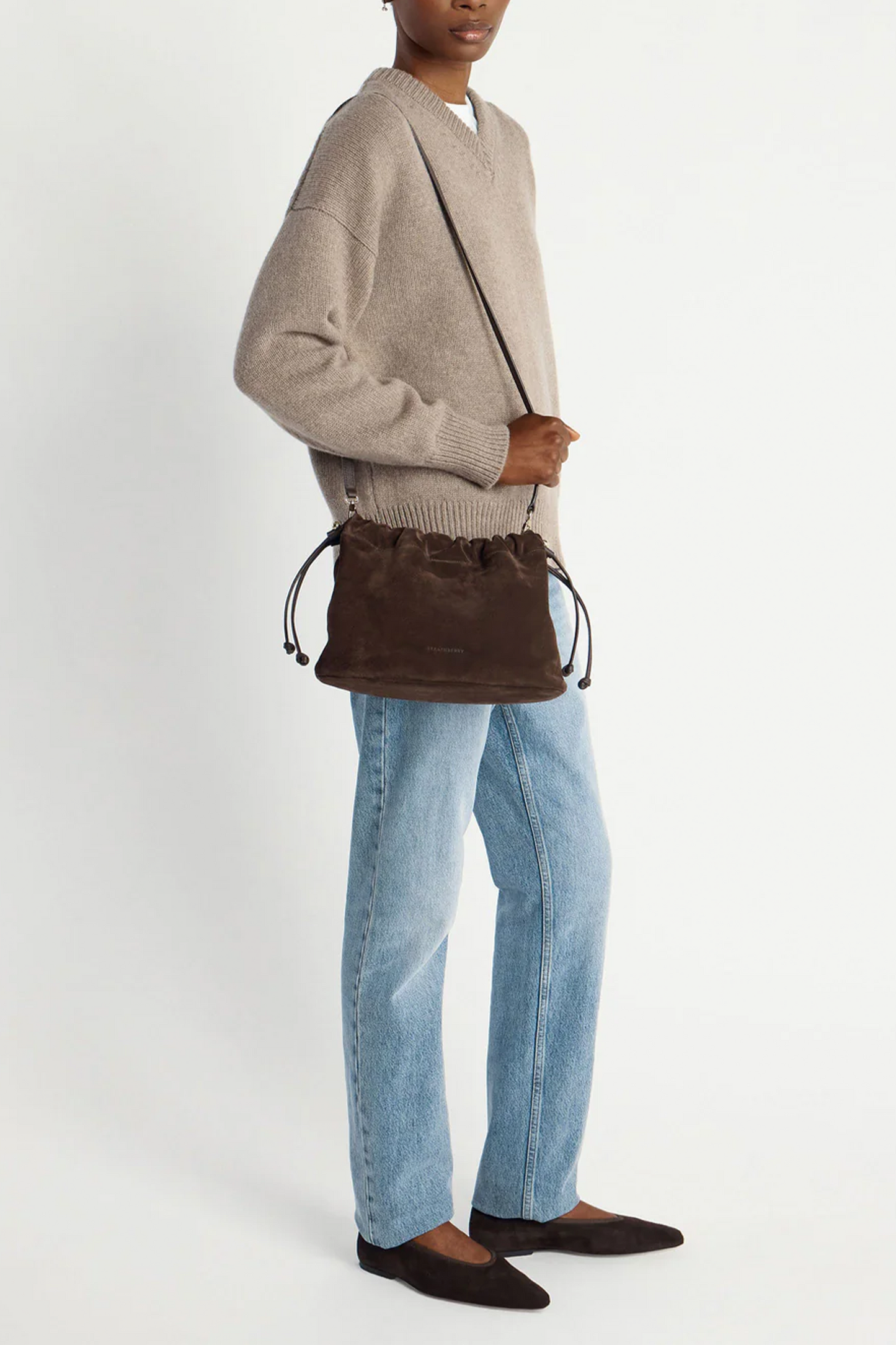 Charlotte Midi Drawstring Bag