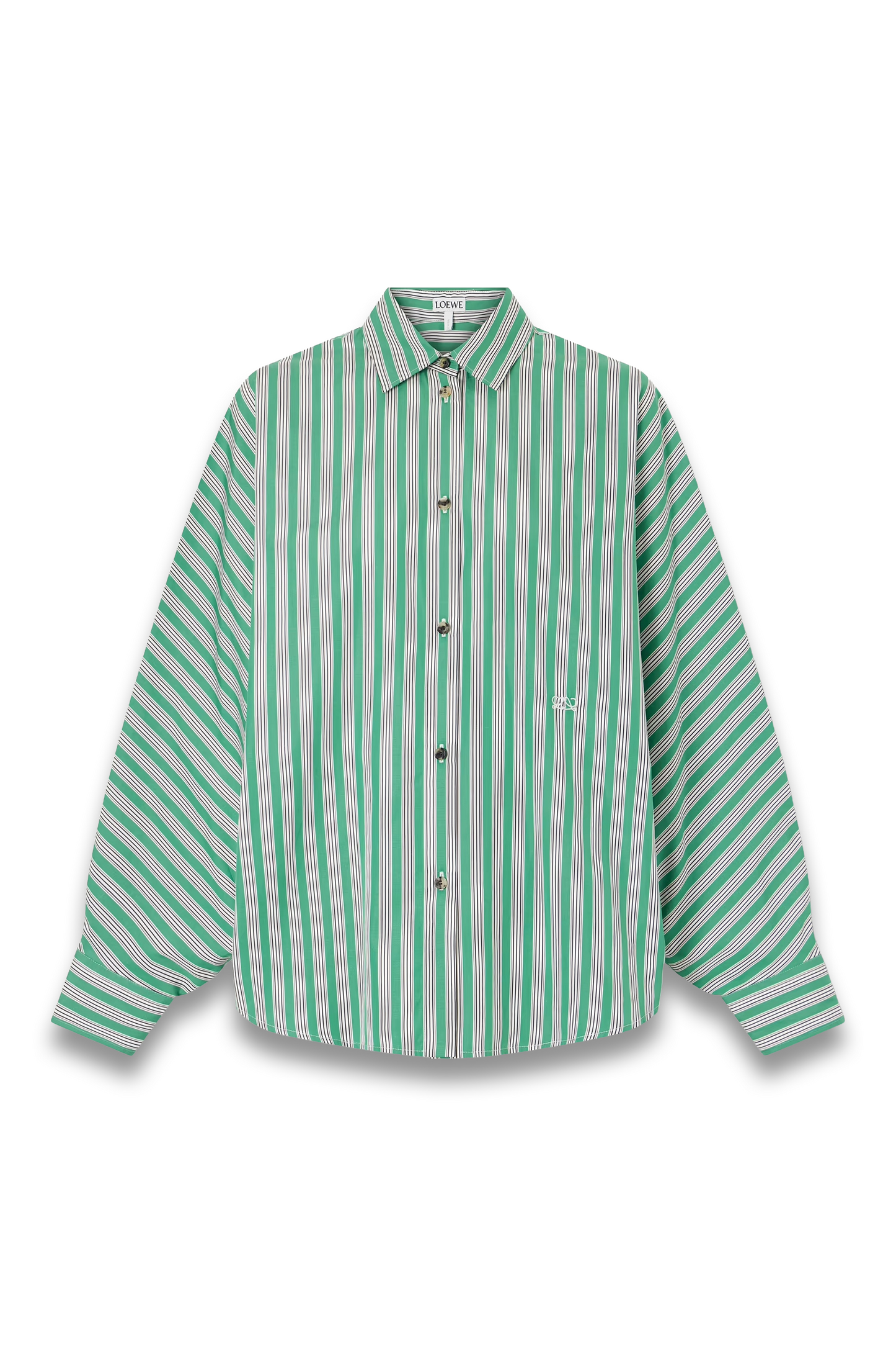 Striped Cotton-poplin Shirt
