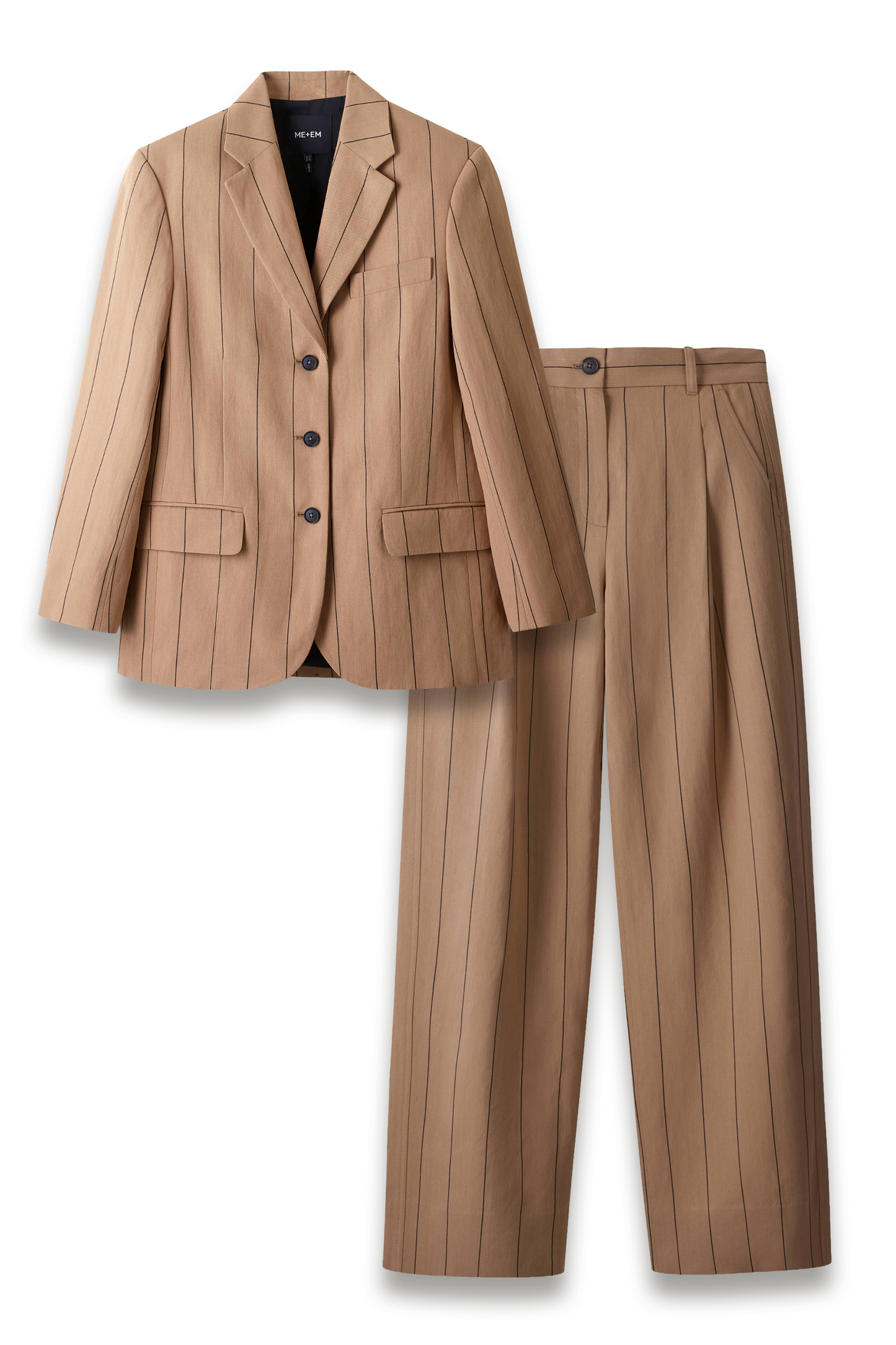 Oversized Blazer and Relaxed Straight Trouser