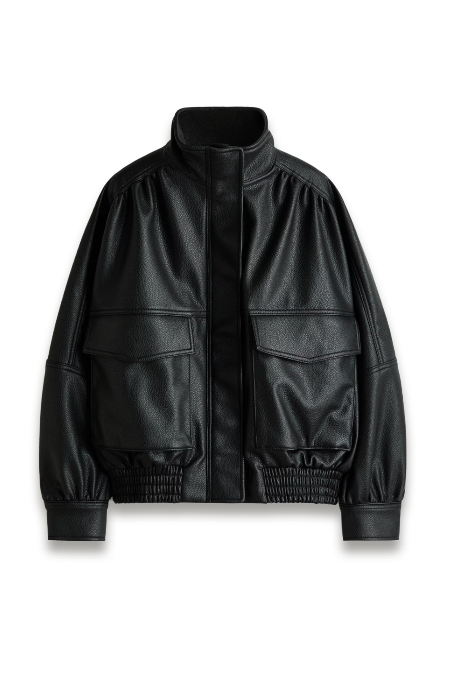 Coated Bomber Jacket
