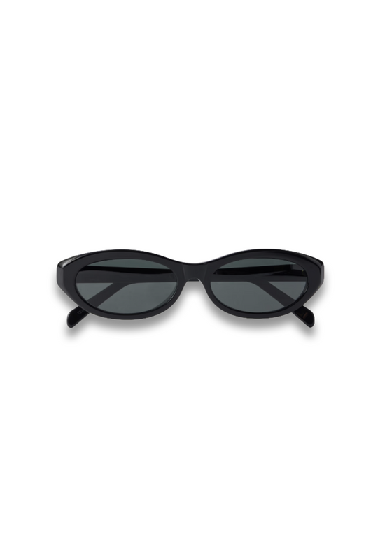 Triomphe Mini Oval-Frame Acetate Sunglasses