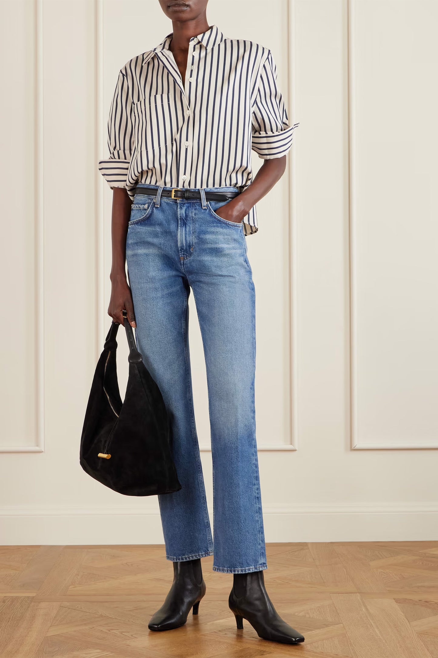 Essie Striped Cotton-poplin Shirt