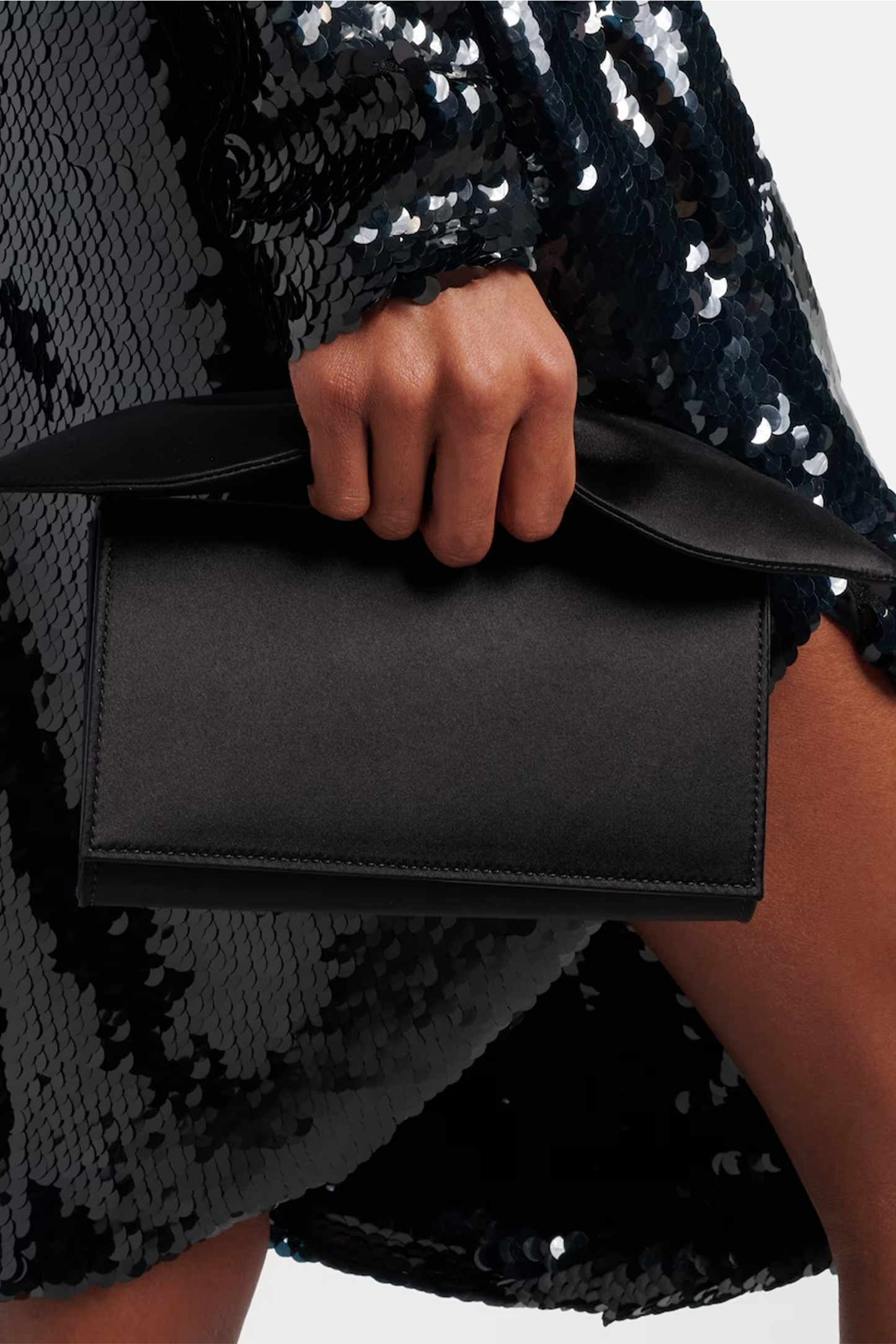 Bow Tie Mini Satin Clutch