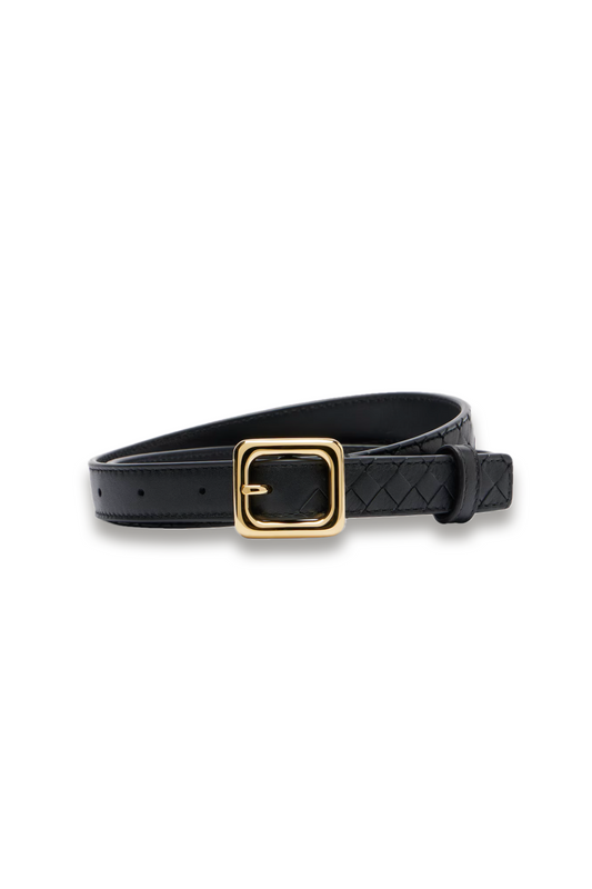 Intrecciato Leather Belt