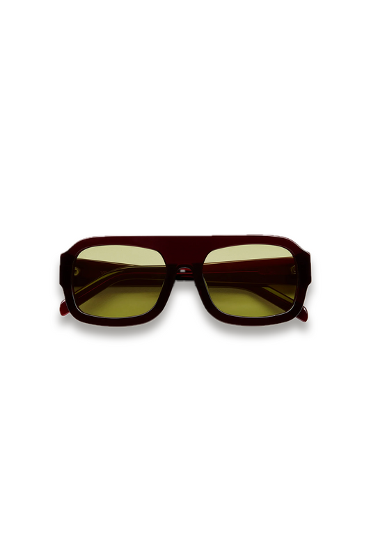 Kaia Sunglasses in Malbec/Khaki