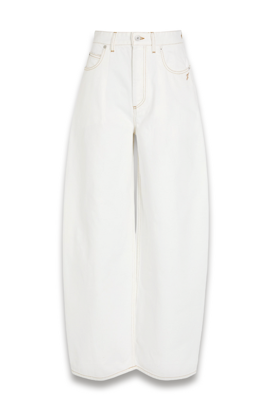 Le De-nimes Ovalo Barrel-leg Denim Jeans