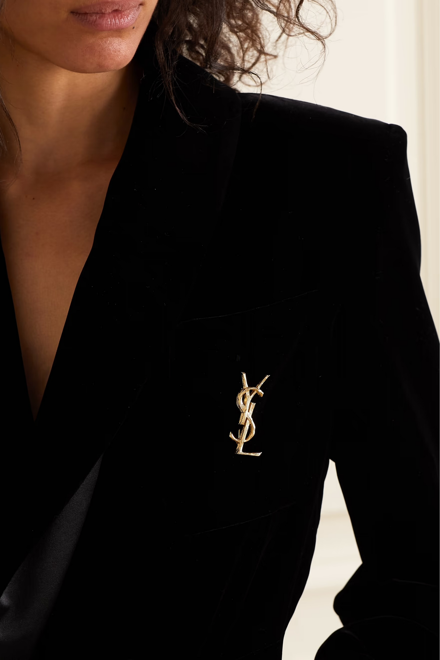Gold-tone Brooch