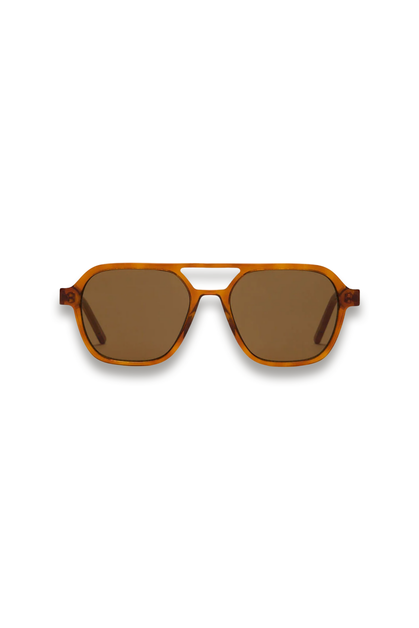 Brown Aviator Sunglasses