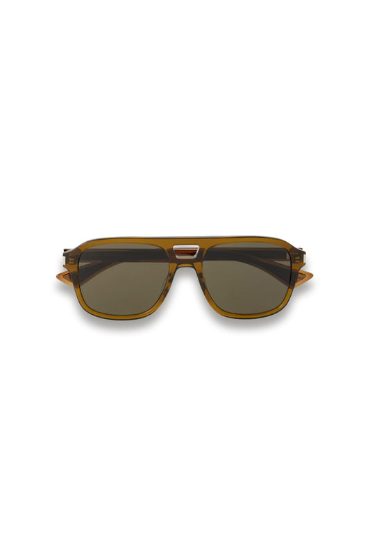 Aviator-style Acetate Sunglasses