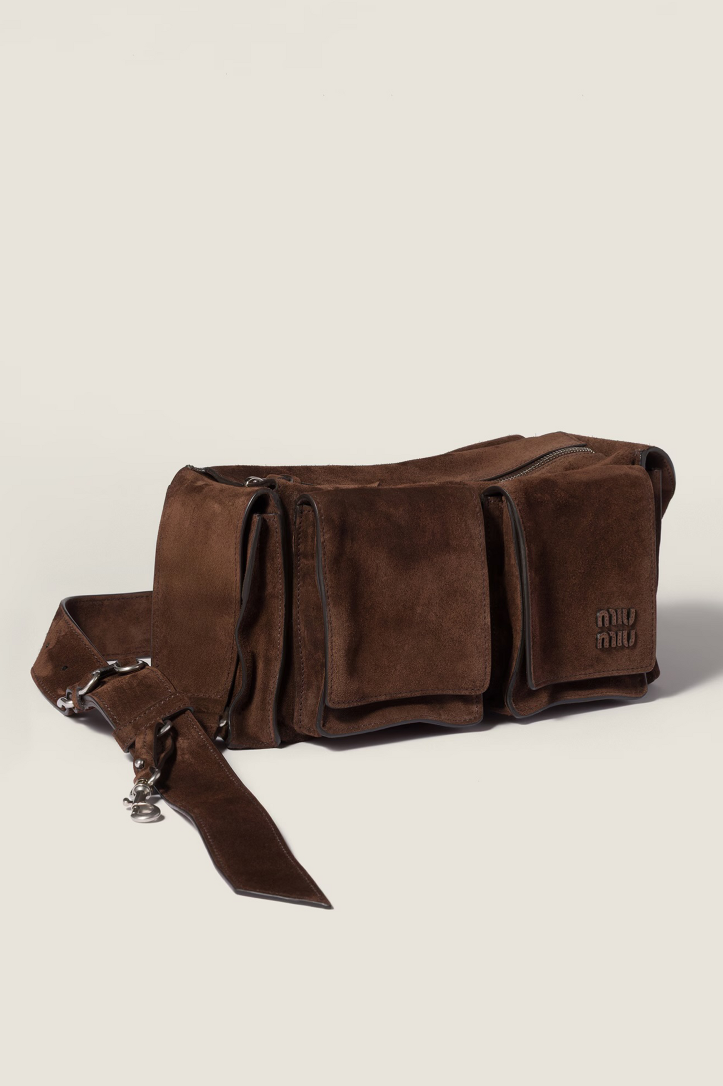 Utilitaire Suede Shoulder Bag