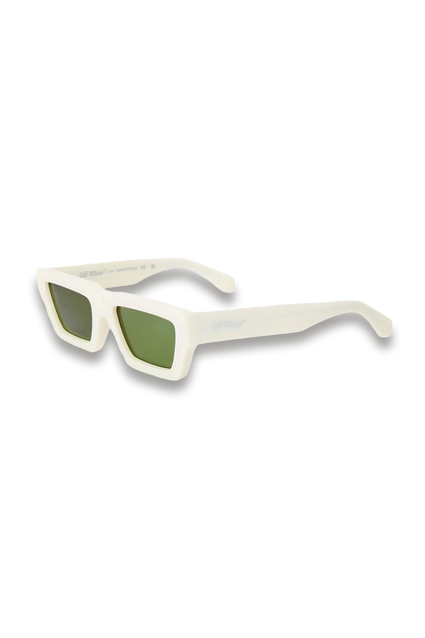 Off White Unisex Rectangle Sunglasses