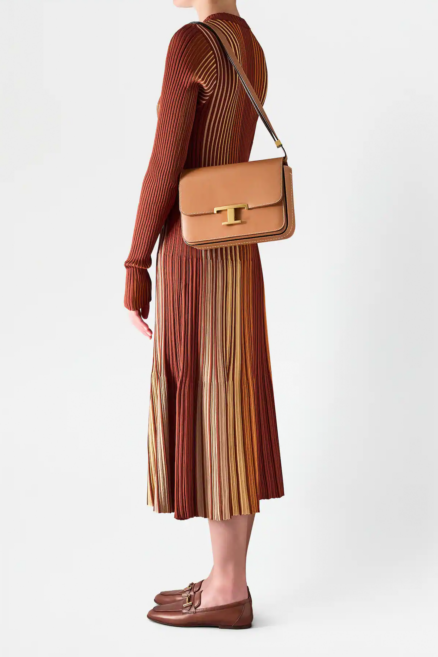 T Timeless Crossbody Bag in Leather Mini