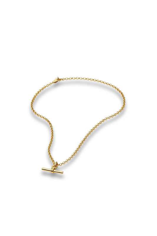 Chunky T-Bar Chain Necklace