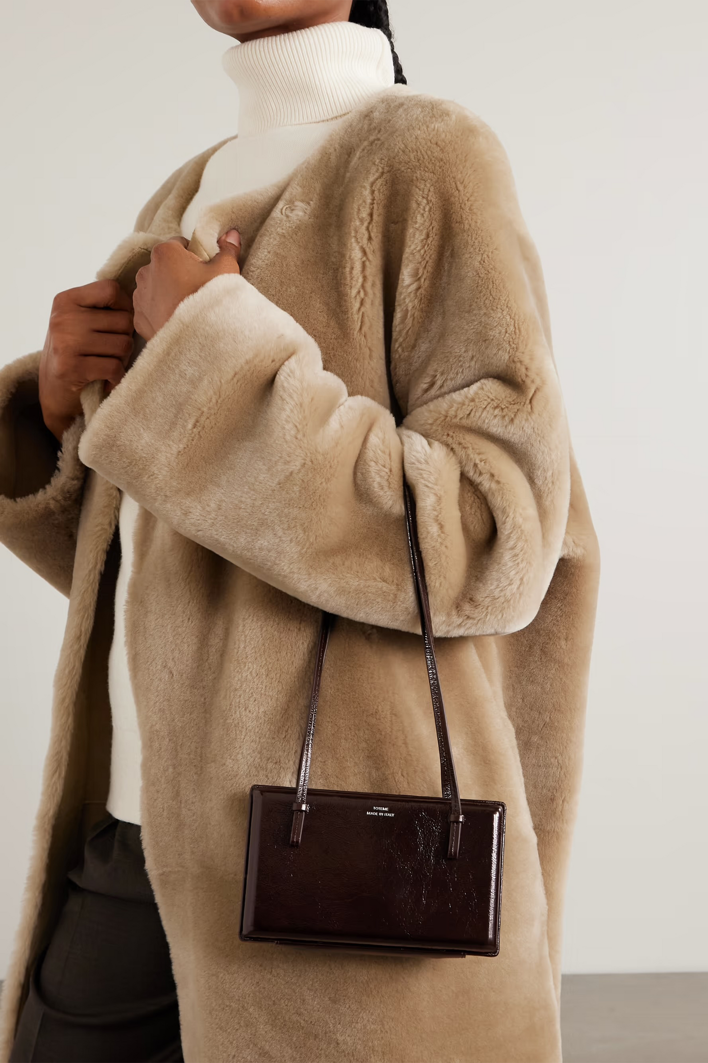 Cocktail Naplack Patent-leather Shoulder Bag