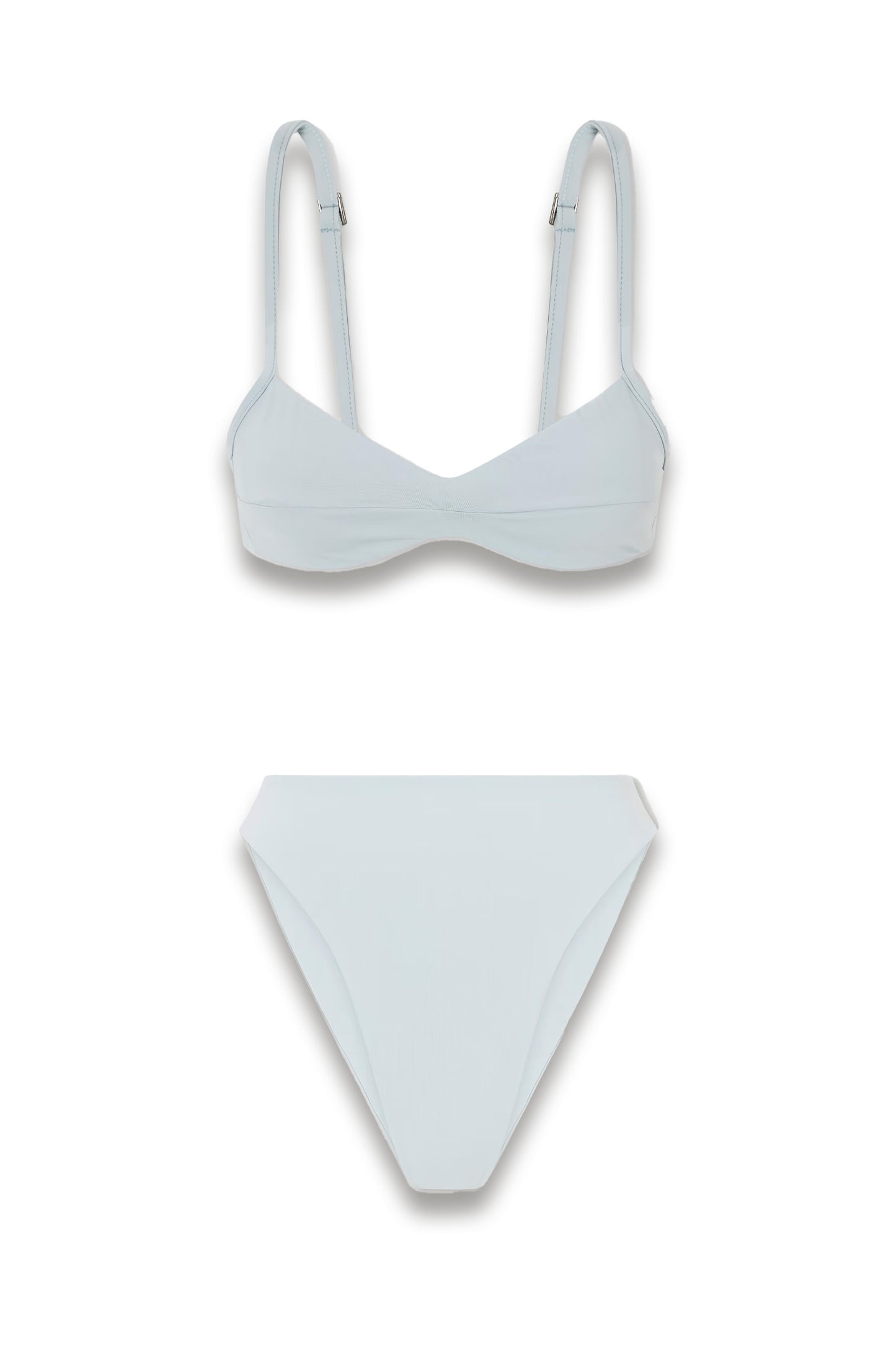 Monica stretch-jersey bikini top