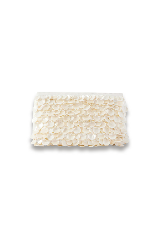 Reese Shell Beaded Clutch