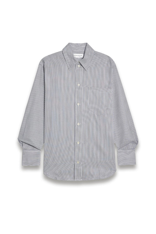 Striped Cotton-poplin Shirt