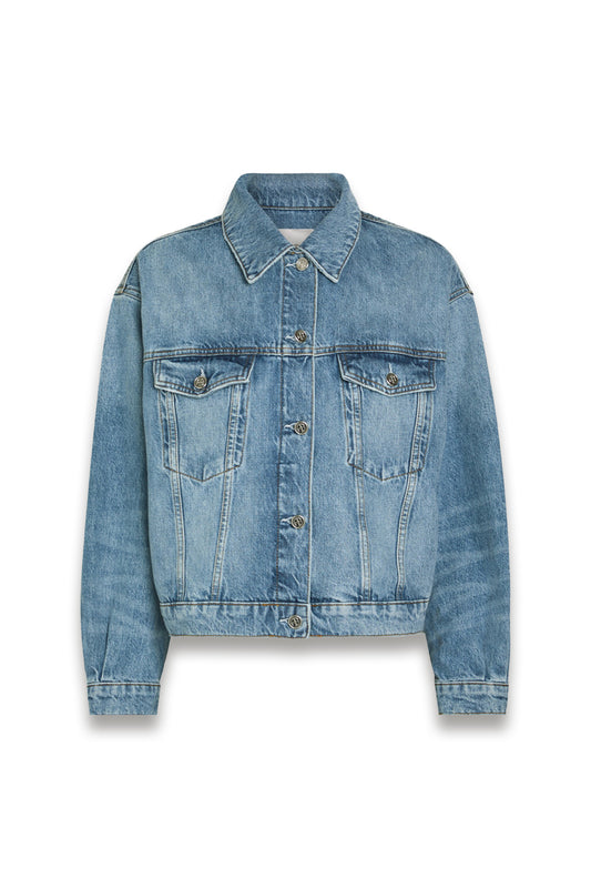Quincy panelled denim jacket