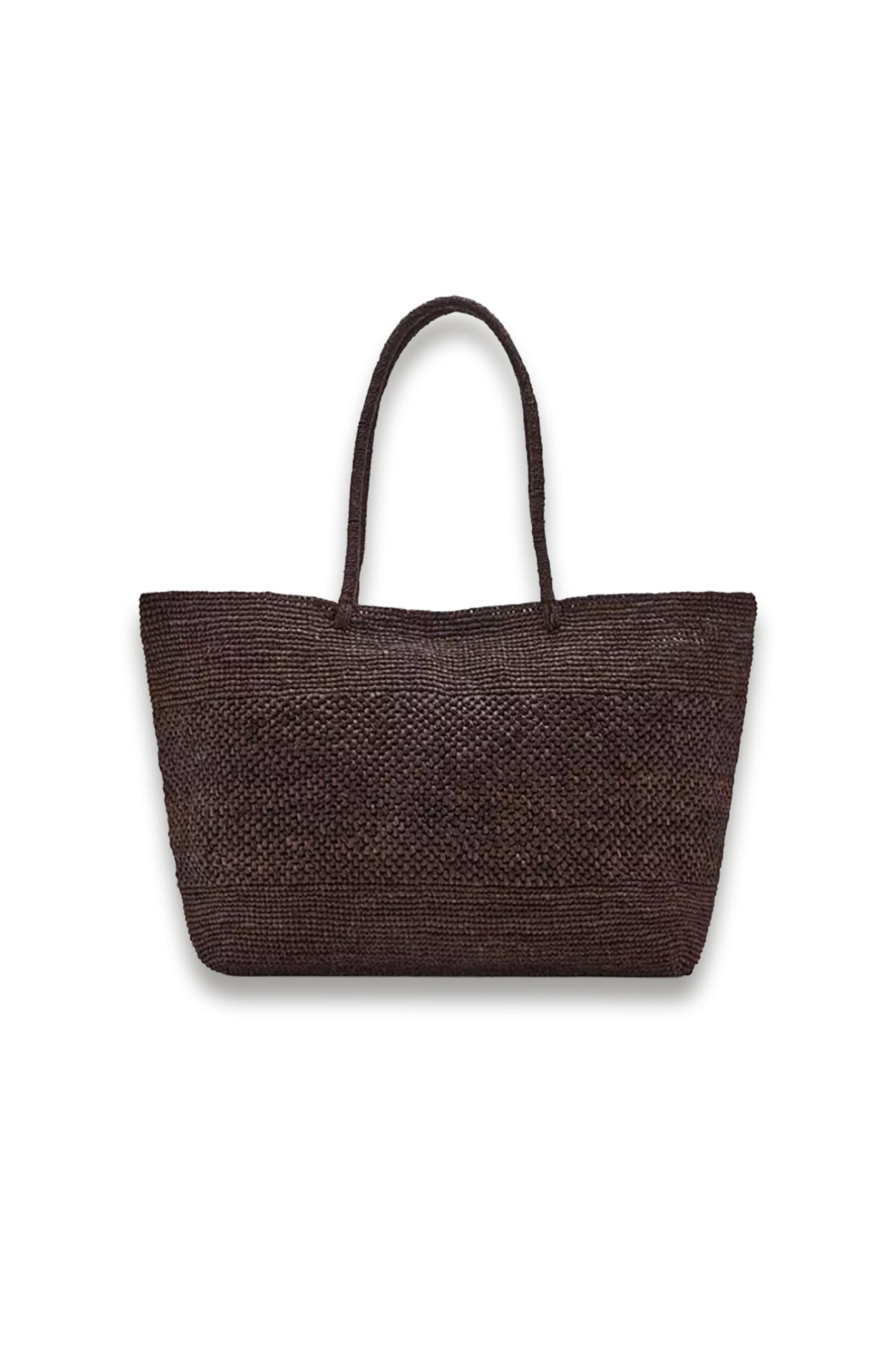 100% raffia shopper bag